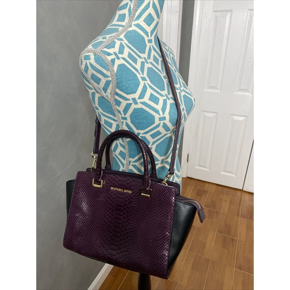 Michael Kors Leather Tote Bag With Long Strap Bag